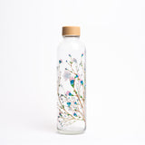 Carry bottle auslaufsicher nachhaltige trinkflasche aus glas schadstofffrei spülmaschinengeeignet 