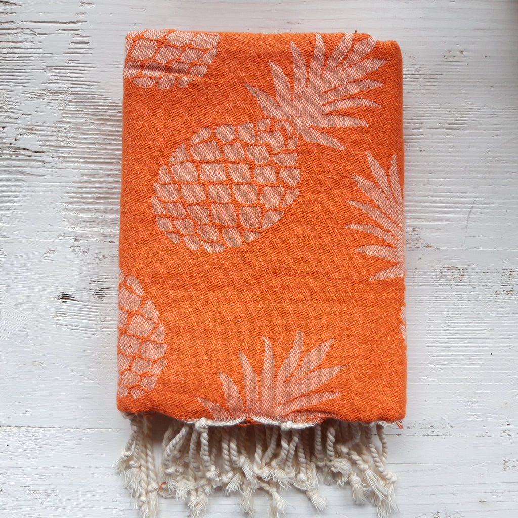 Fouta Ananas orange - julia hufnagel 