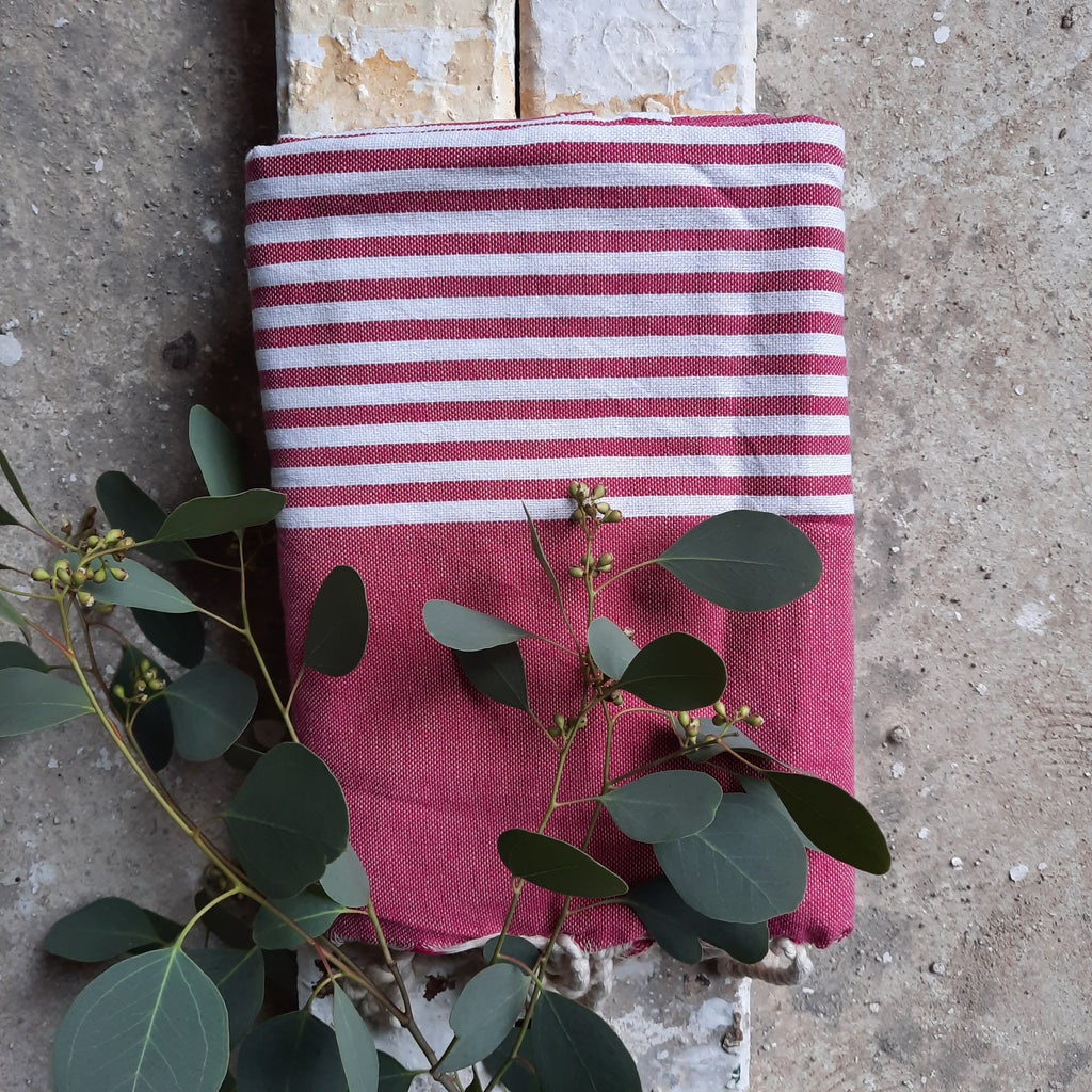 Fouta Traditional fuchsia - julia hufnagel