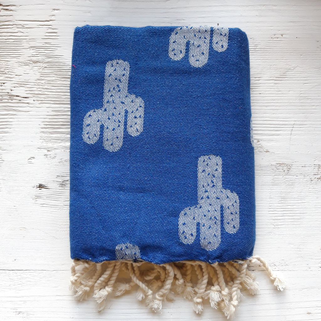 Fouta Kakuts blau - julia hufnagel 