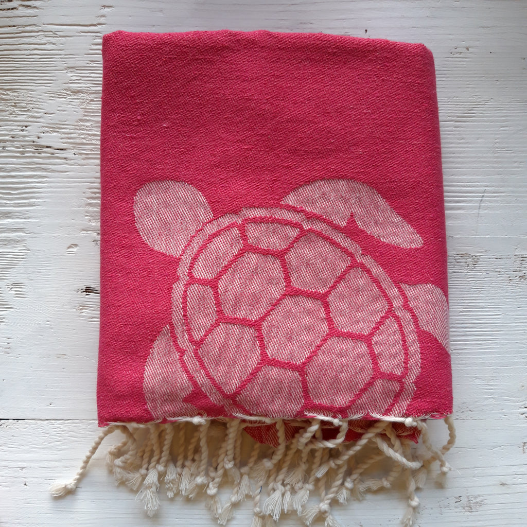 Fouta Turtle pink - julia hufnagel 