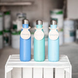 Trinkflasche pastell blau 500ml - julia hufnagel 