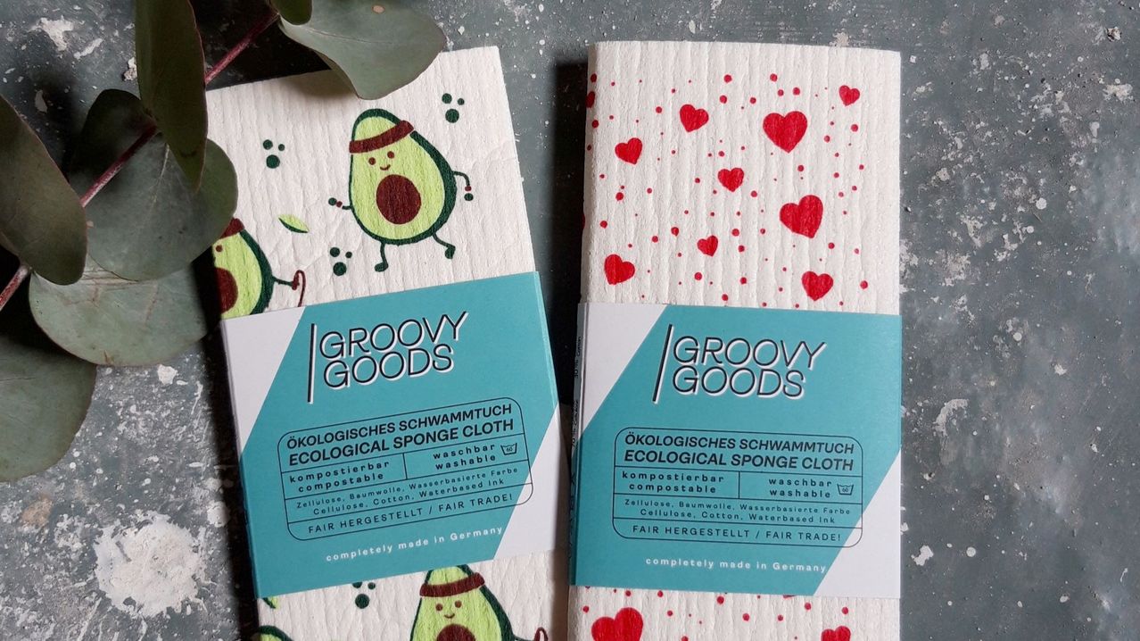 ökologische schwammtücher zero waste kompostierbar