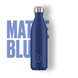 Trinkflasche matt blau 500ml - julia hufnagel 