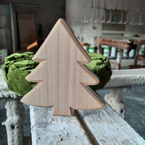 Baum natur/weiß groß