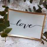 Glasteller Love M - julia hufnagel 