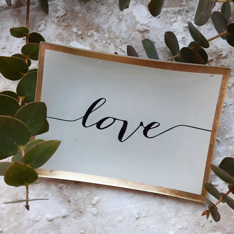 Glasteller Love M