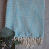 Fouta Triangle aqua