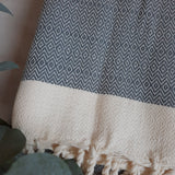 Fouta Diamond anthrazit