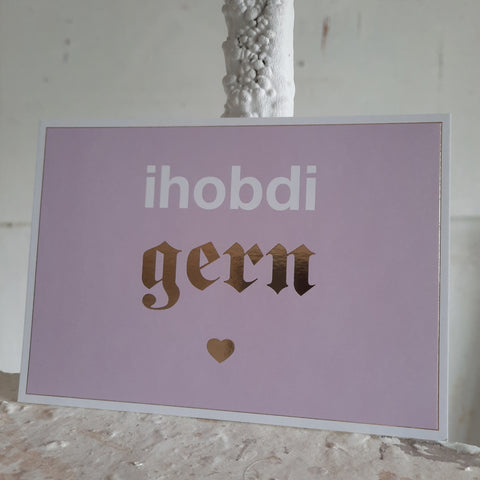 I hob di gern