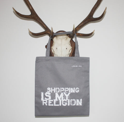 Shopping Is My Religion grey