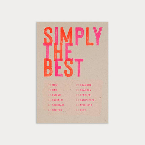 Simply the best